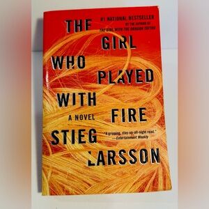 ‘The Girl Who Played With Fire’ Softcover Book by Stieg Larsson